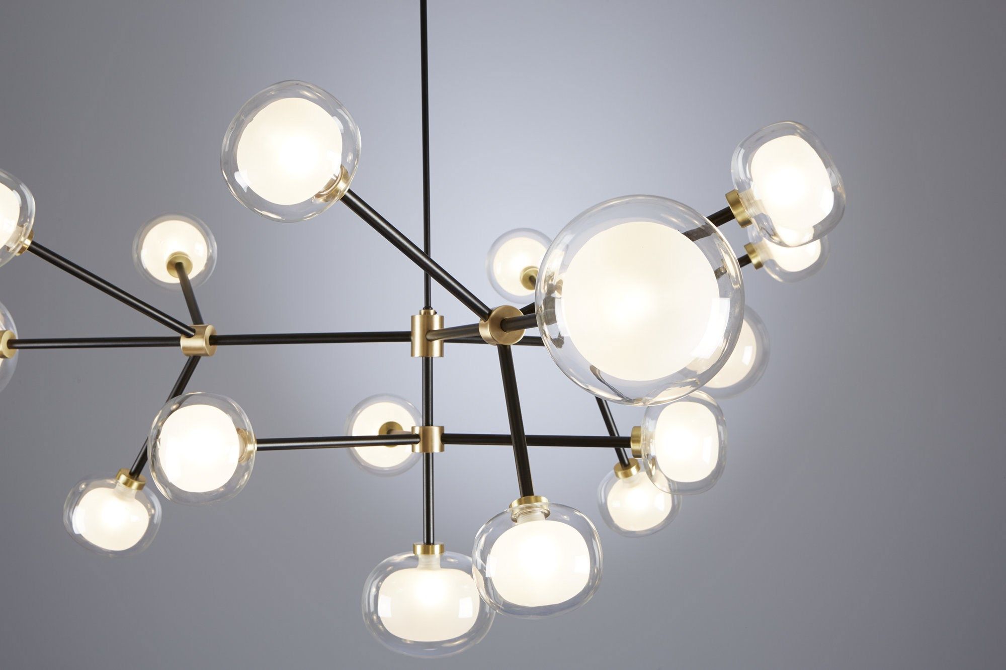 Подвесной светильник из металла и боросиликатного стекла Tooy Nabila ARCH-00039920 - Вид №13