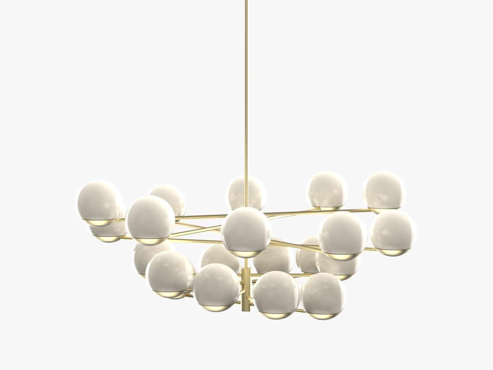 Светодиодный потолочный светильник ручной работы Cameron Design House Мяч и обруч ARCH-00132534 - Вид №2