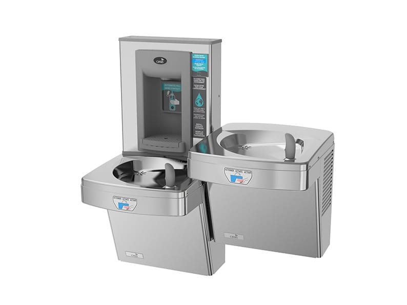 Бесконтактный диспенсер для воды с питьевым фонтаном OASIS International VersaFiller ARCH-00015034