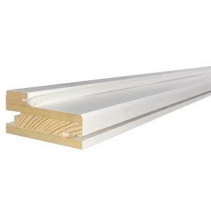 Дверная коробка телескопическая Твинвуд 2370x74x34 мм эмаль цвет жемчуг (комплект 2.5 шт.)