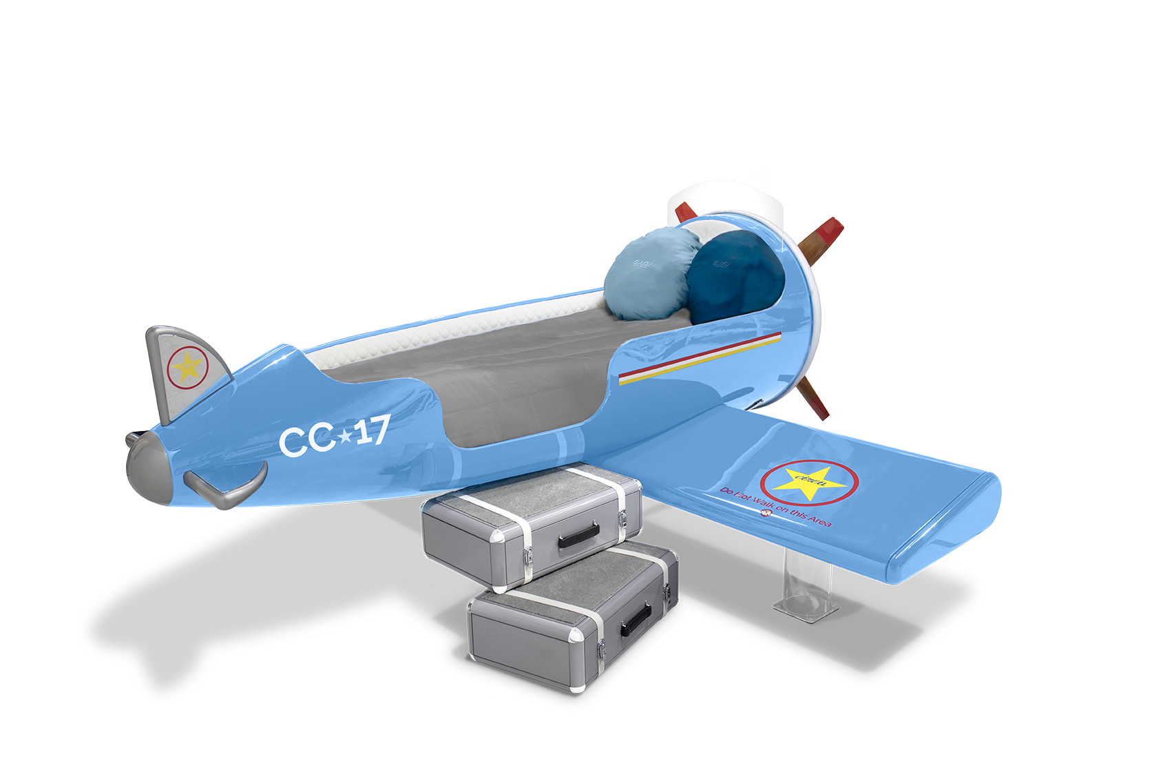 CIST23 Детская кровать самолет Sky One Circu  - Вид №2