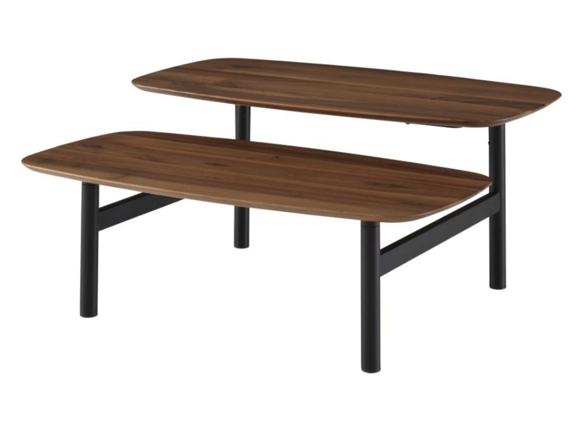 Журнальный столик из грецкого ореха Ligne Roset PANTOGRAPHE ARCH-00054480 - Вид №2