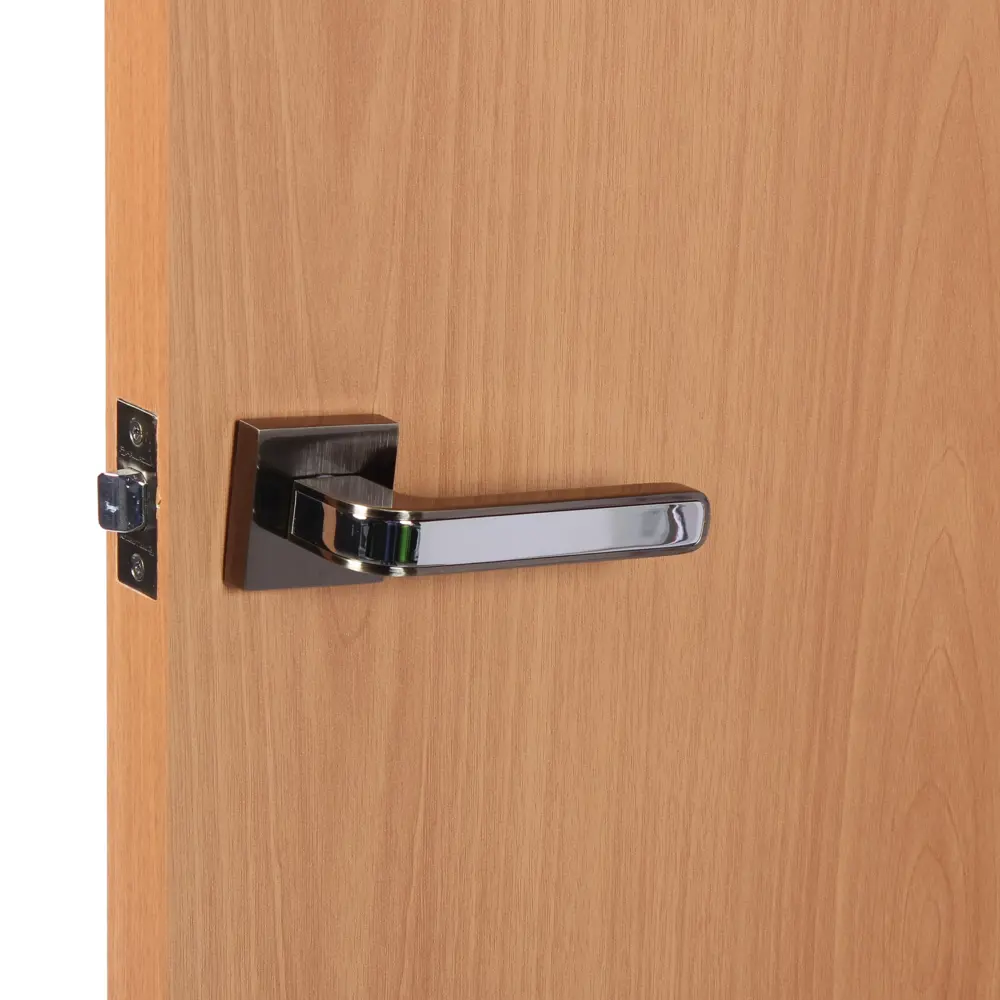 Ручка дверная на розетке NEO DM/HD ABG/CP-6, цвет античная бронза/хром FUARO STLM-2023308 - Вид №7