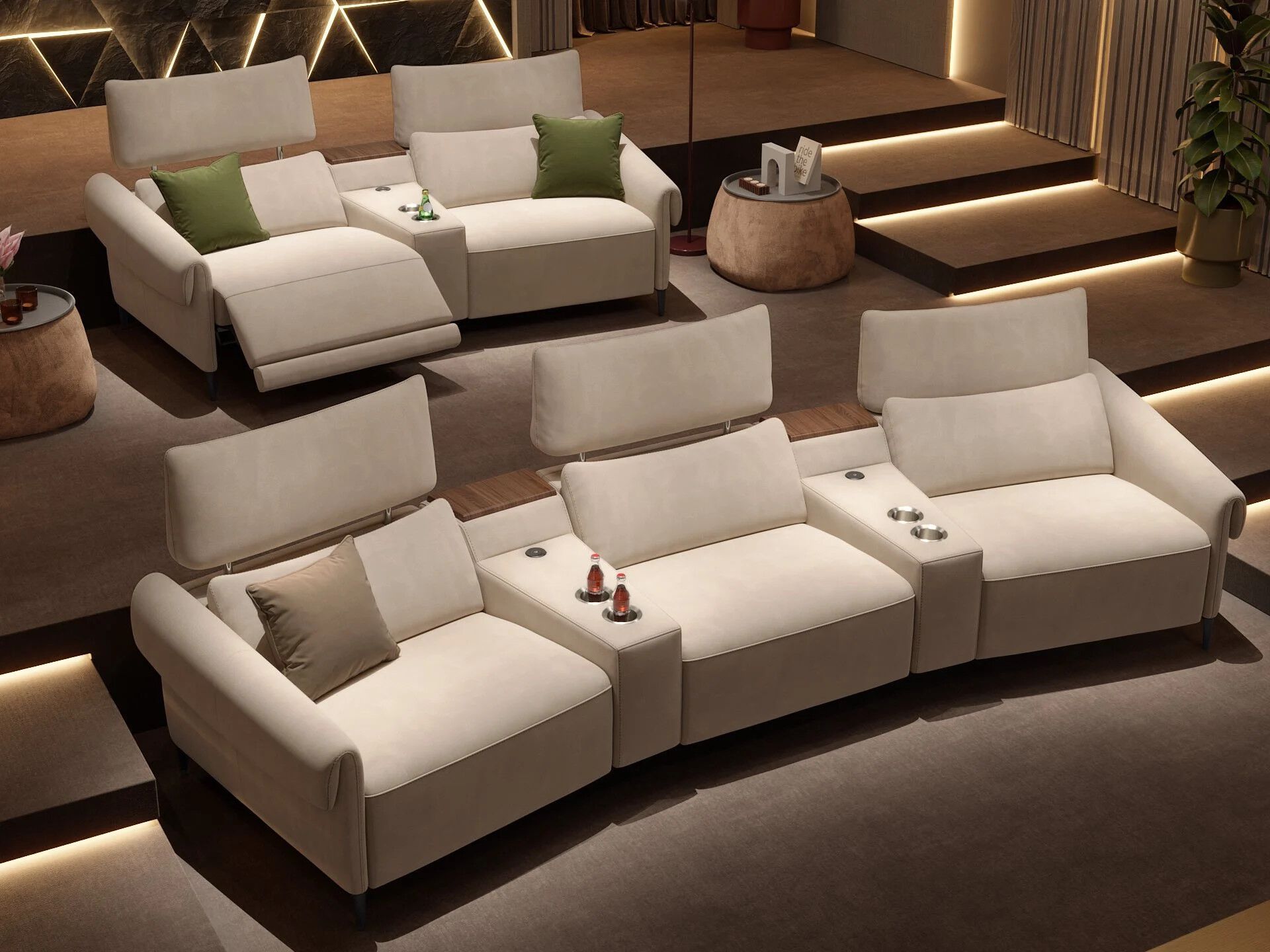 3-местный тканевый диван Sofanella Bienno Kino ARCH-00076333 - Вид №1