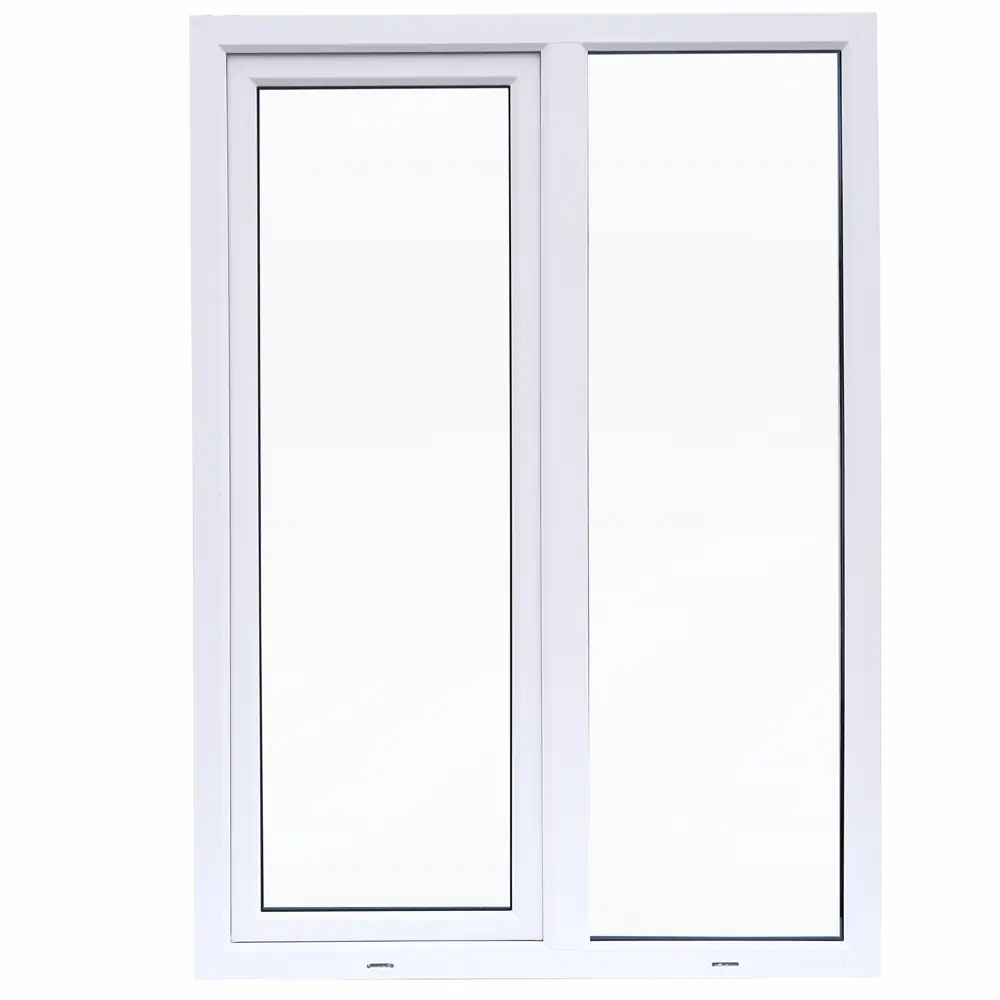 Окно пластиковое ПВХ VEKA двустворчатое 1160x1000 мм (ВхШ) однокамерный стеклопакет белый/белый STLM-2120523 - Вид №4