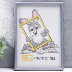 90335298 Рамка 3935912, 21х30 см, пластик, цвет серебристый Keep memories STLM-0189541 KEEP MEMORIES