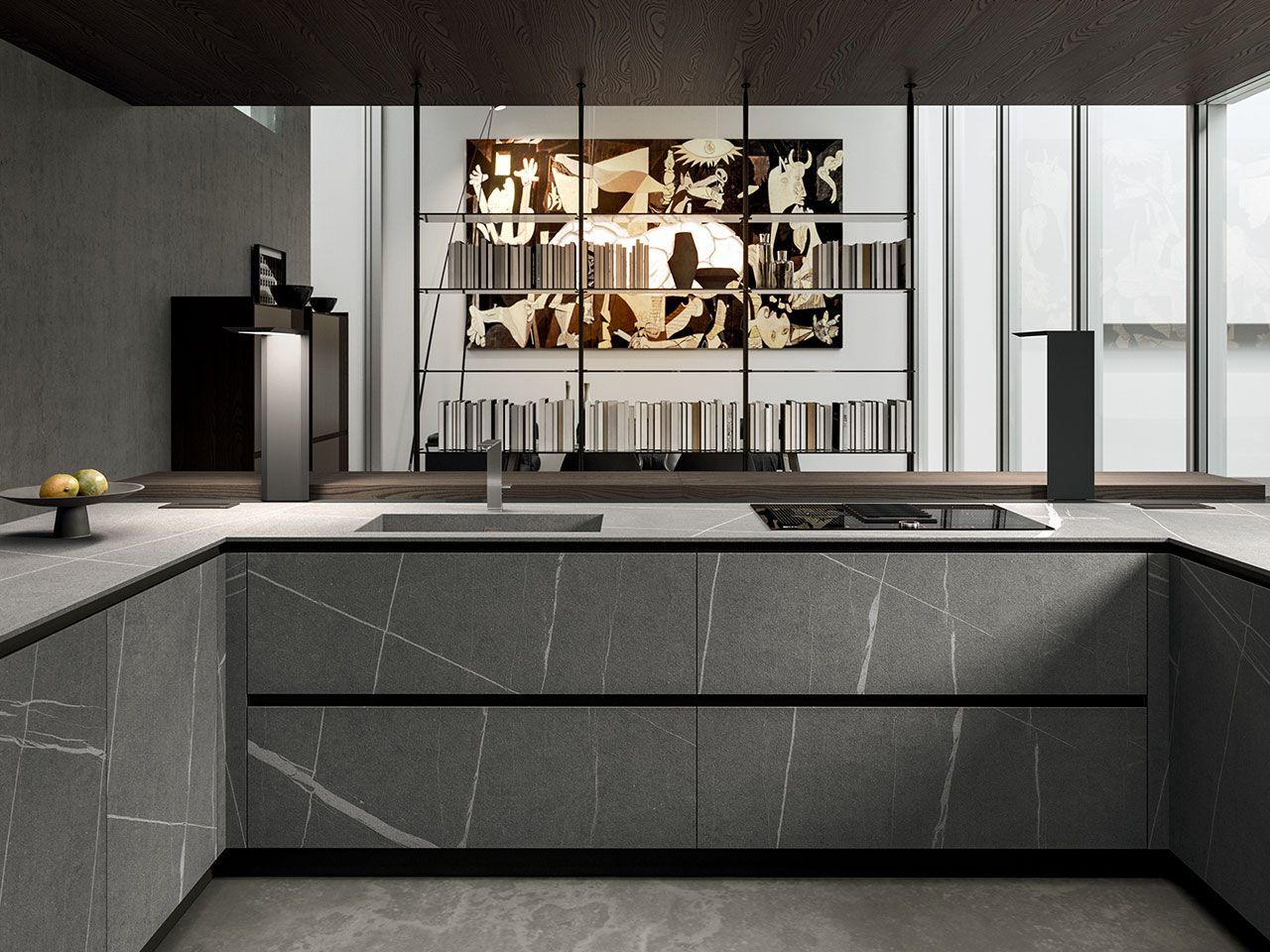 Встроенная кухня с островом Arrital Ak_04 ARCH-00032596 - Вид №4