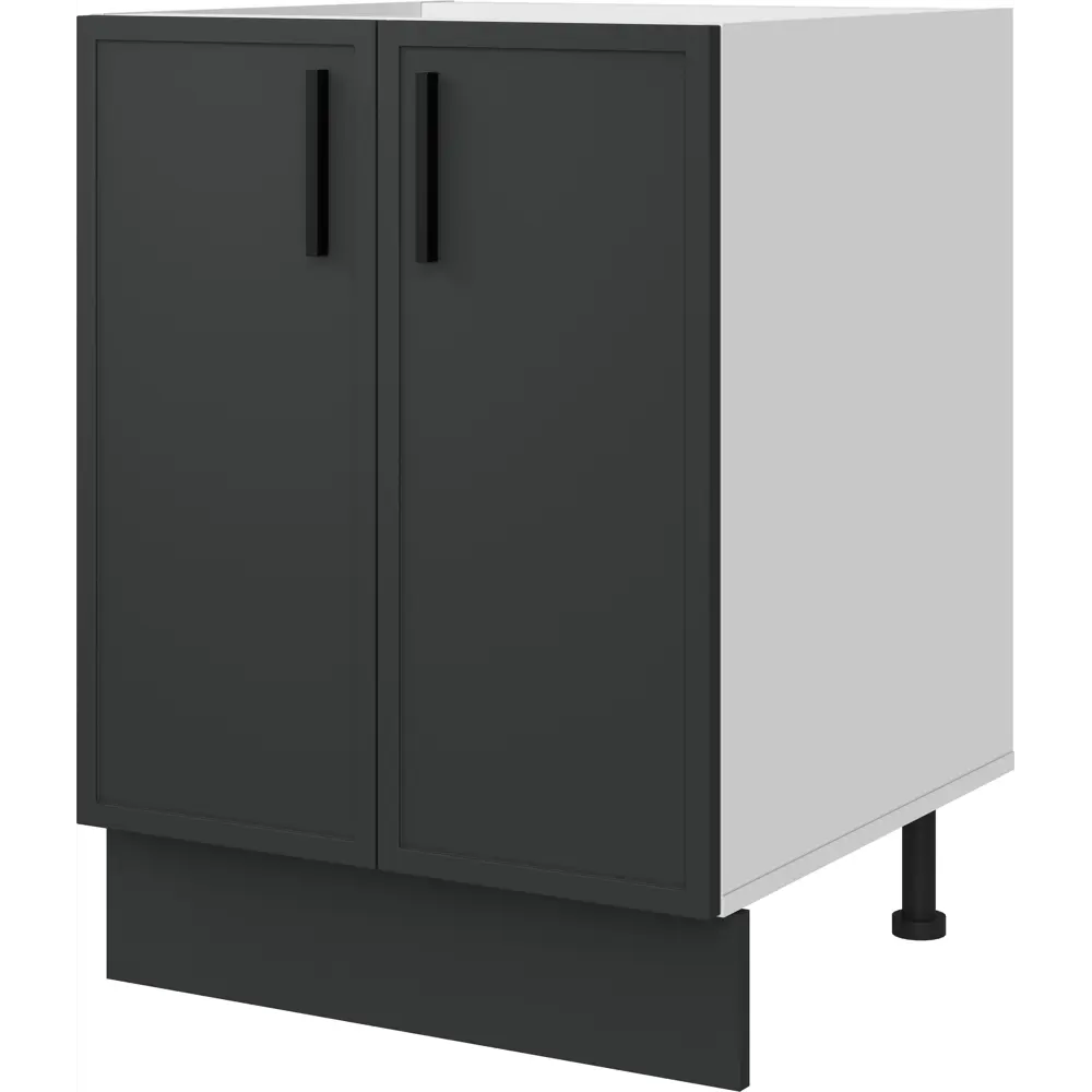 Напольный шкаф Hepo 60x82.5x58 см KONSENSA ЛДСП цвет серый Неро STLM-2044479 - Вид №2