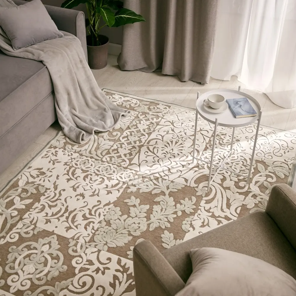 Ковер вискоза Genova 009/655590 200x290 см цвет серый RAGOLLE STLM-2193052