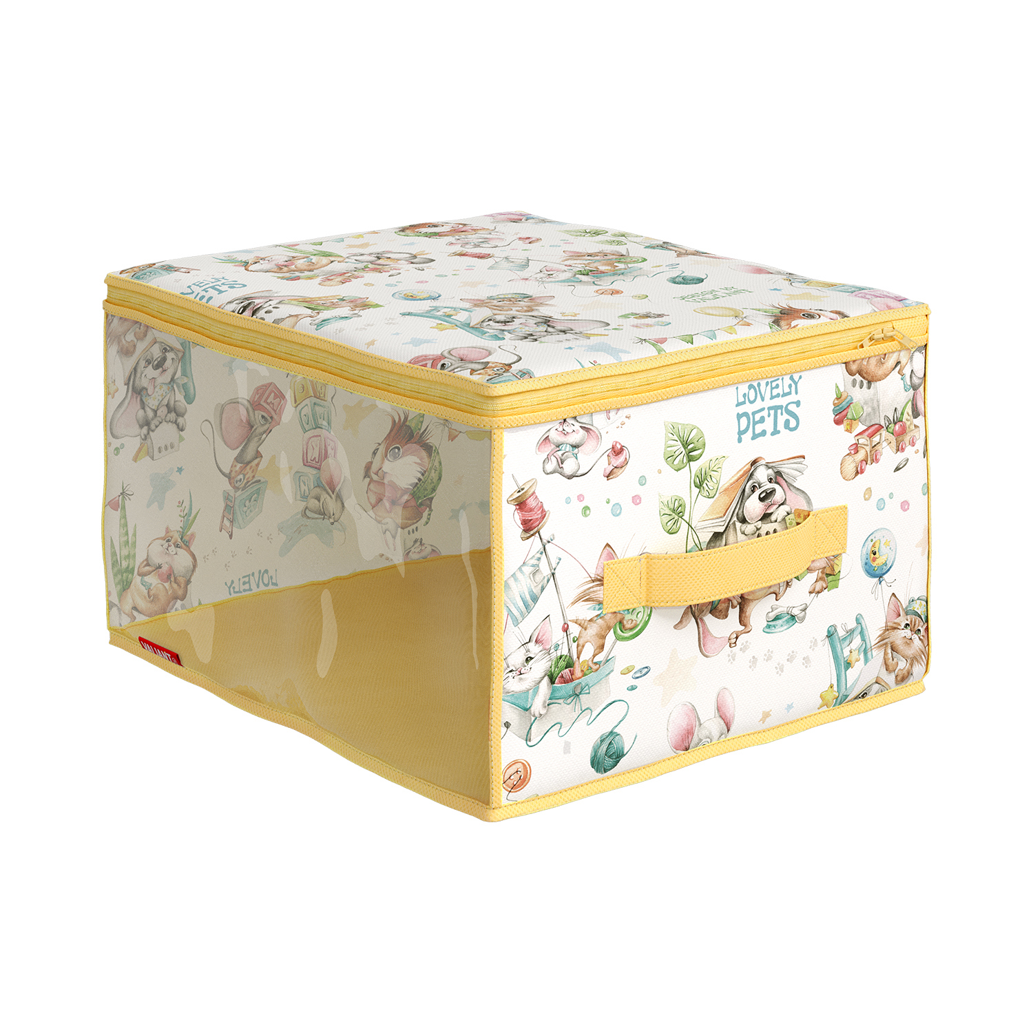 91008022 Чехол для белья 30x20 см цвет желтый LOVELY PETS yellow STLM-0437727 VALIANT