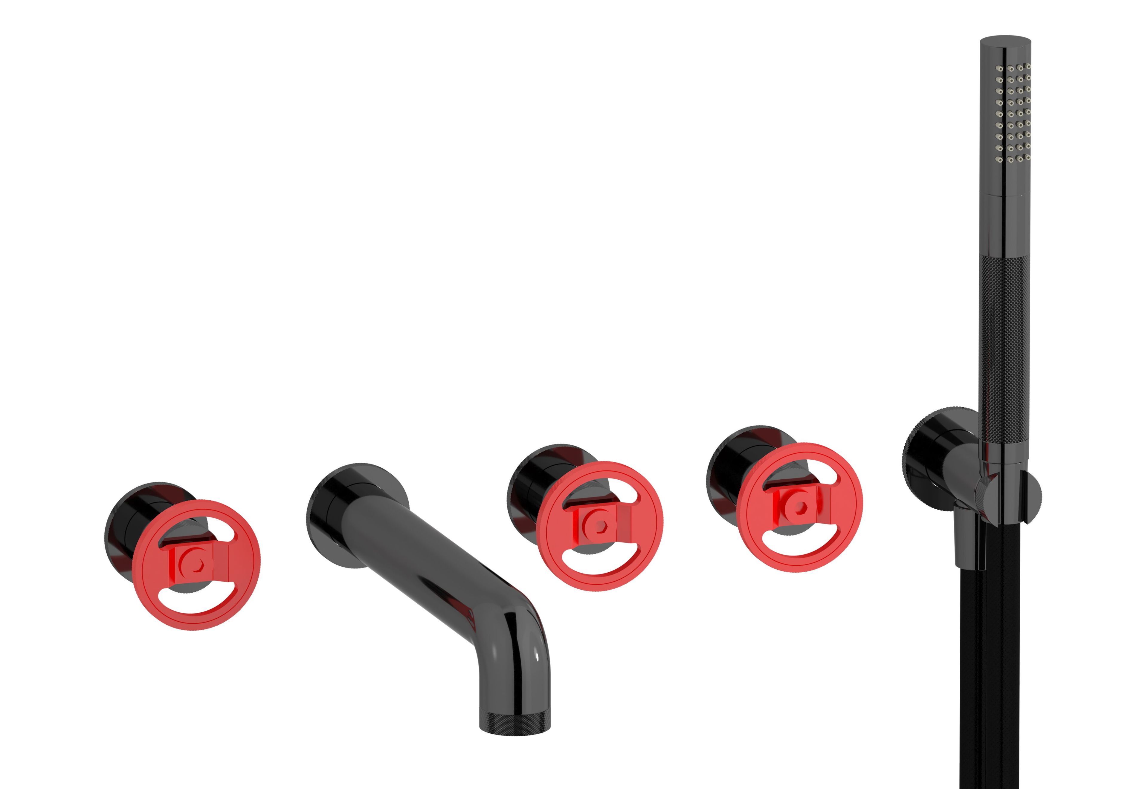 Набор настенных ванн с ручным душем IB Bold ARCH-00049280 - Вид №3