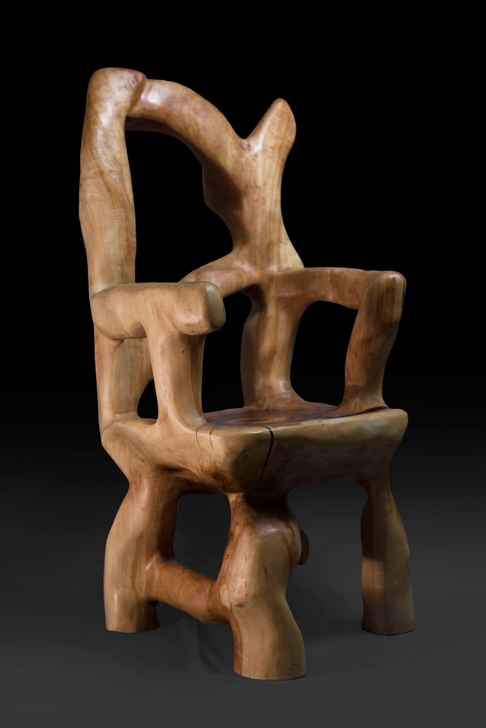 Деревянное кресло с подлокотниками Logniture Veles ARCH-00090753 - Вид №3