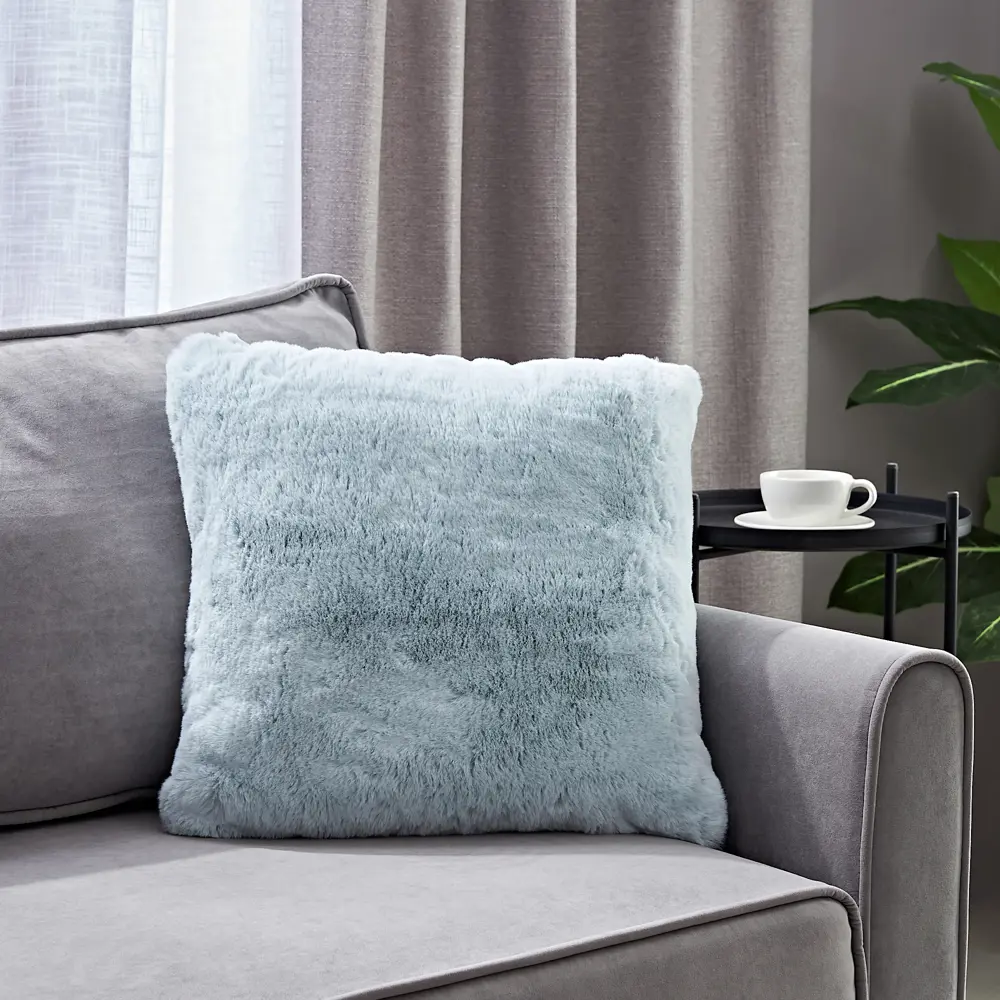 INSPIRE Подушка Swanny Aqua 6 - бирюзовая декоративная 45×45 см 85097744 STLM-0058750 - Вид №3