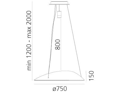 Светодиодная подвесная лампа PMMA с системой RGB Artemide Ameluna ARCH-00068962 - Вид №12