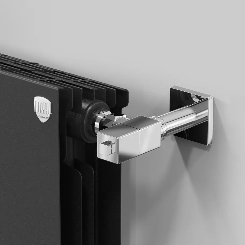 Комплект регулирующих вентилей для радиатора прямой Royal Thermo Cube 1/2" латунь STLM-2122526 - Вид №2