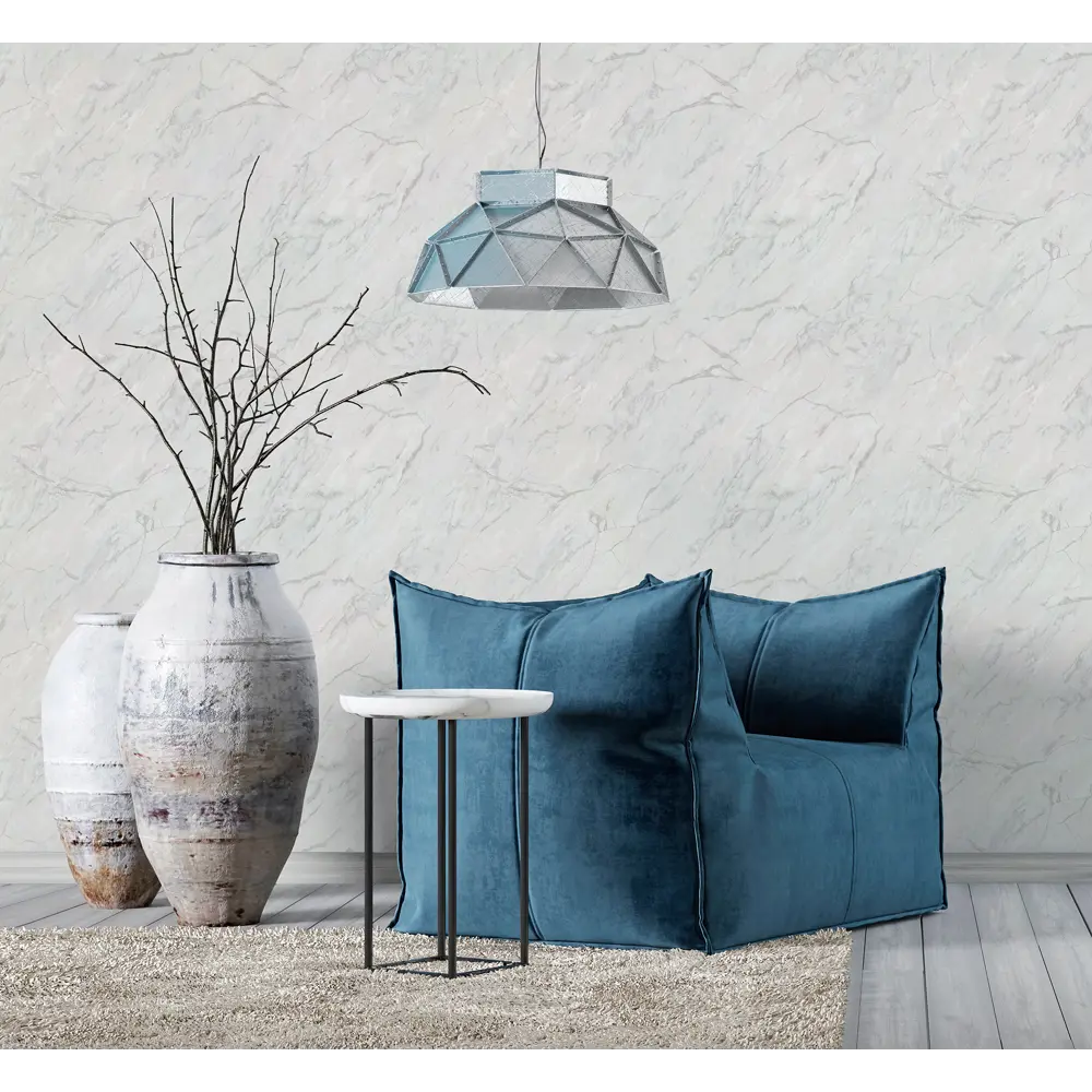 Обои флизелиновые Inspire Kalkut серые 1.06 м 11014-02 Kalkutta STLM-2204871 - Вид №3