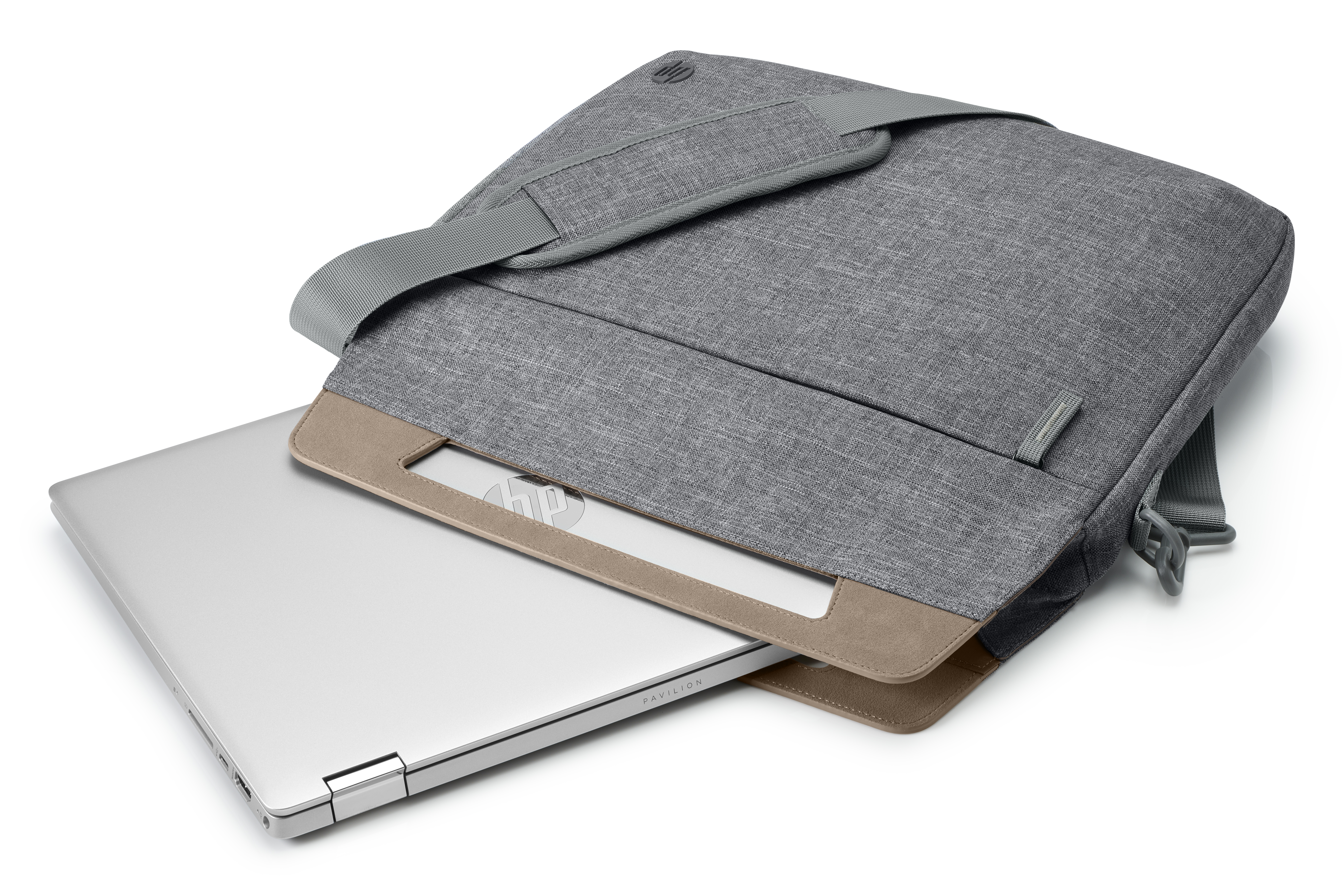 1A214AA#ABB renew 14 grey brief case HP Santreyd  - Вид №4