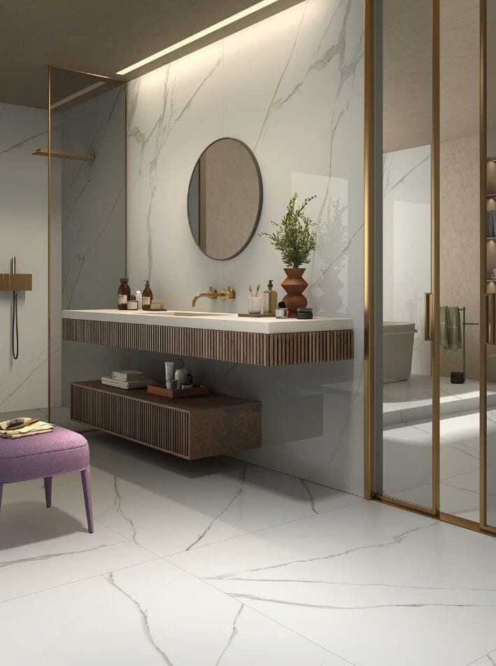 Пол / напольное покрытие из керамогранита с мраморным эффектом LaFaenza AESTHETICA ARCH-00073594 - Вид №23