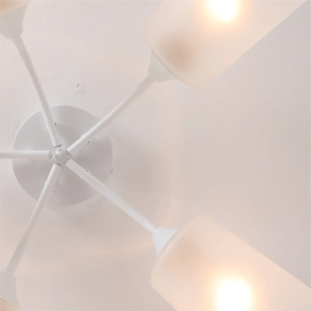 Люстра потолочная «Arido» 23700-5 5 ламп 15 м² цвет белый SCHAFFNER STLM-2044961 - Вид №7