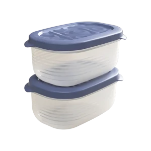 Контейнер для пищевых продуктов Флексо 650 мл полипропилен синий 2 шт.