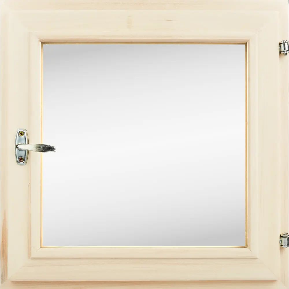 Santreyd: Деревянное окно для бани из липы 500×500 мм 84379095 STLM-0048890 - Вид №1