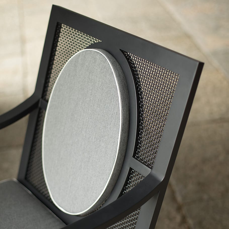 Алюминиевый стул с порошковым покрытием с подлокотниками JANUS et Cie Savannah ARCH-00078091 - Вид №9