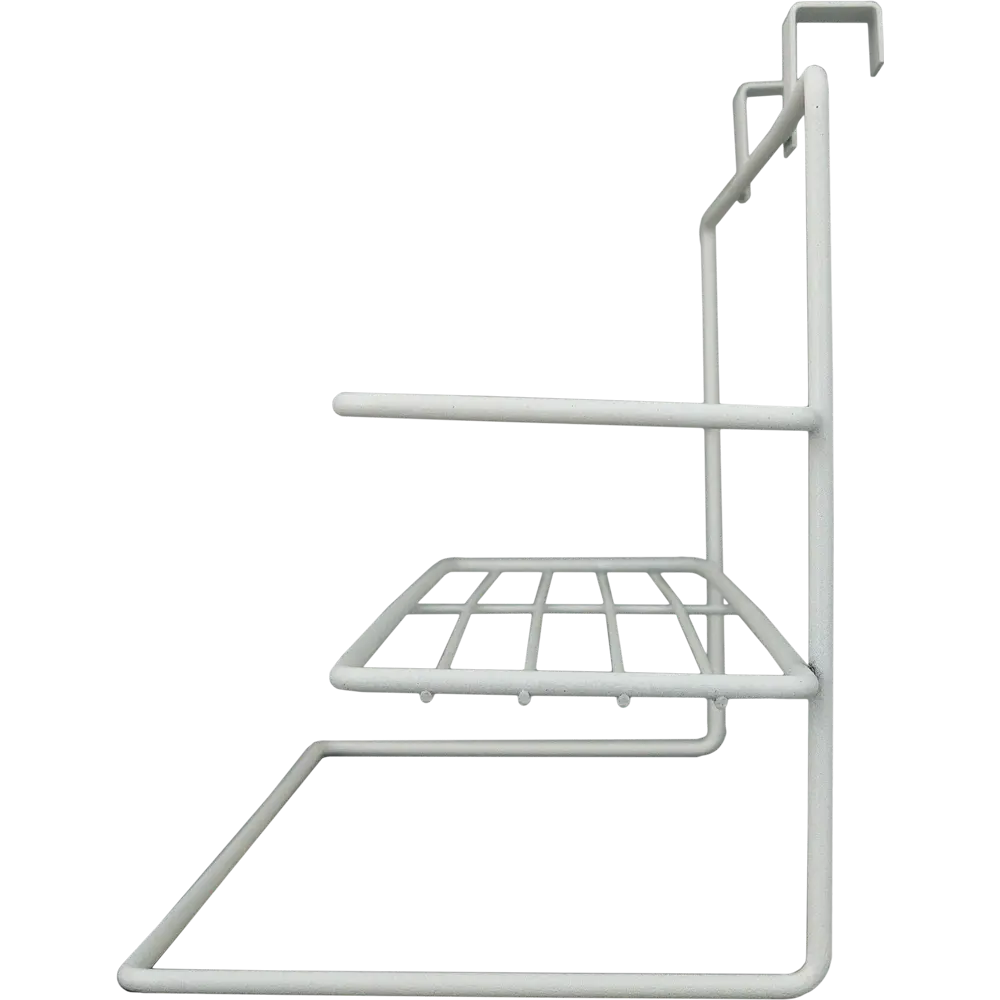 Полотенцедержатель с полкой 40x16x12 см цвет белый Santreyd Ferro STLM-2066836 - Вид №2