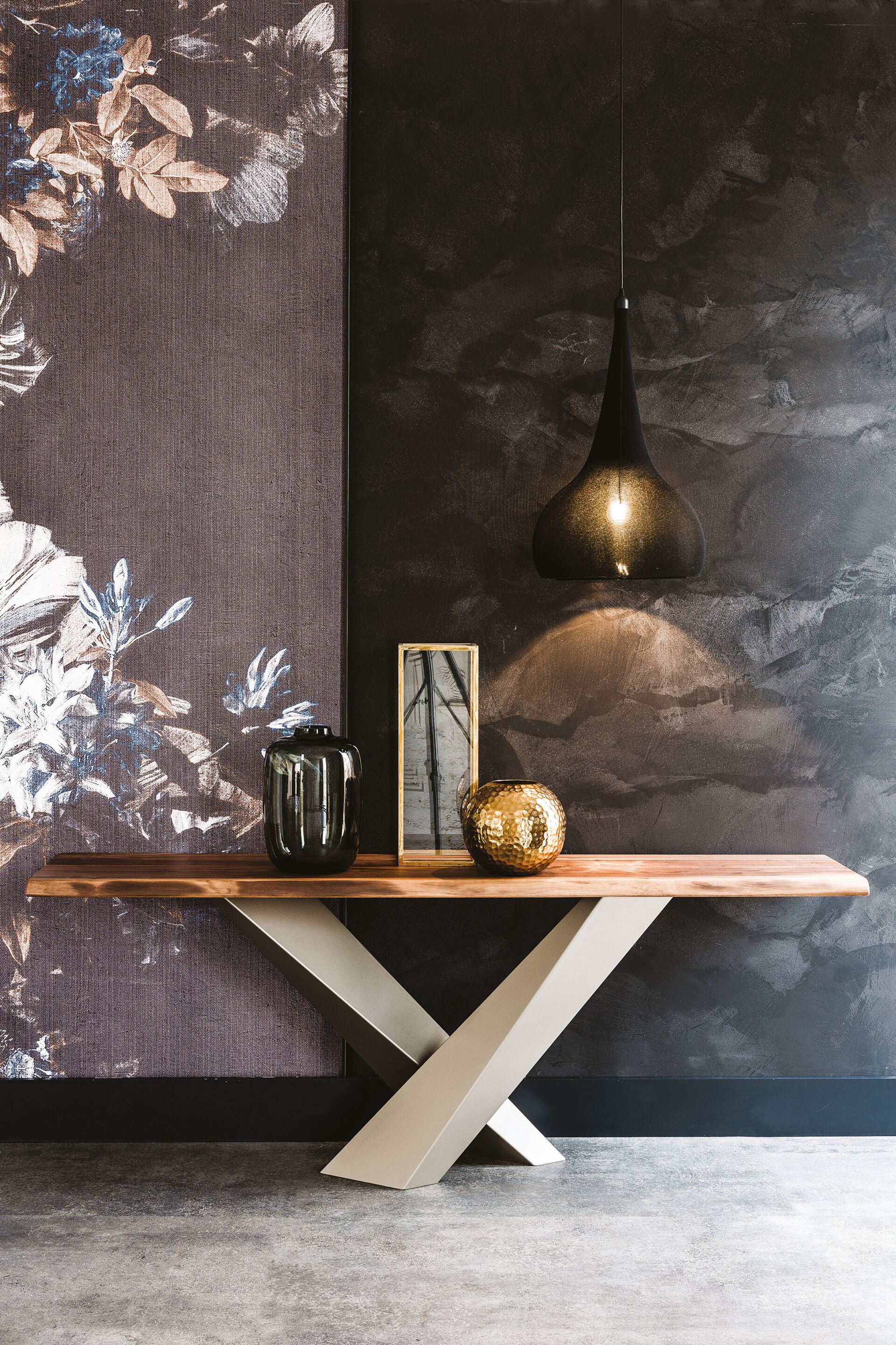 Прямоугольная консоль из стали и дерева Cattelan italia Stratos ARCH-00023194 - Вид №2