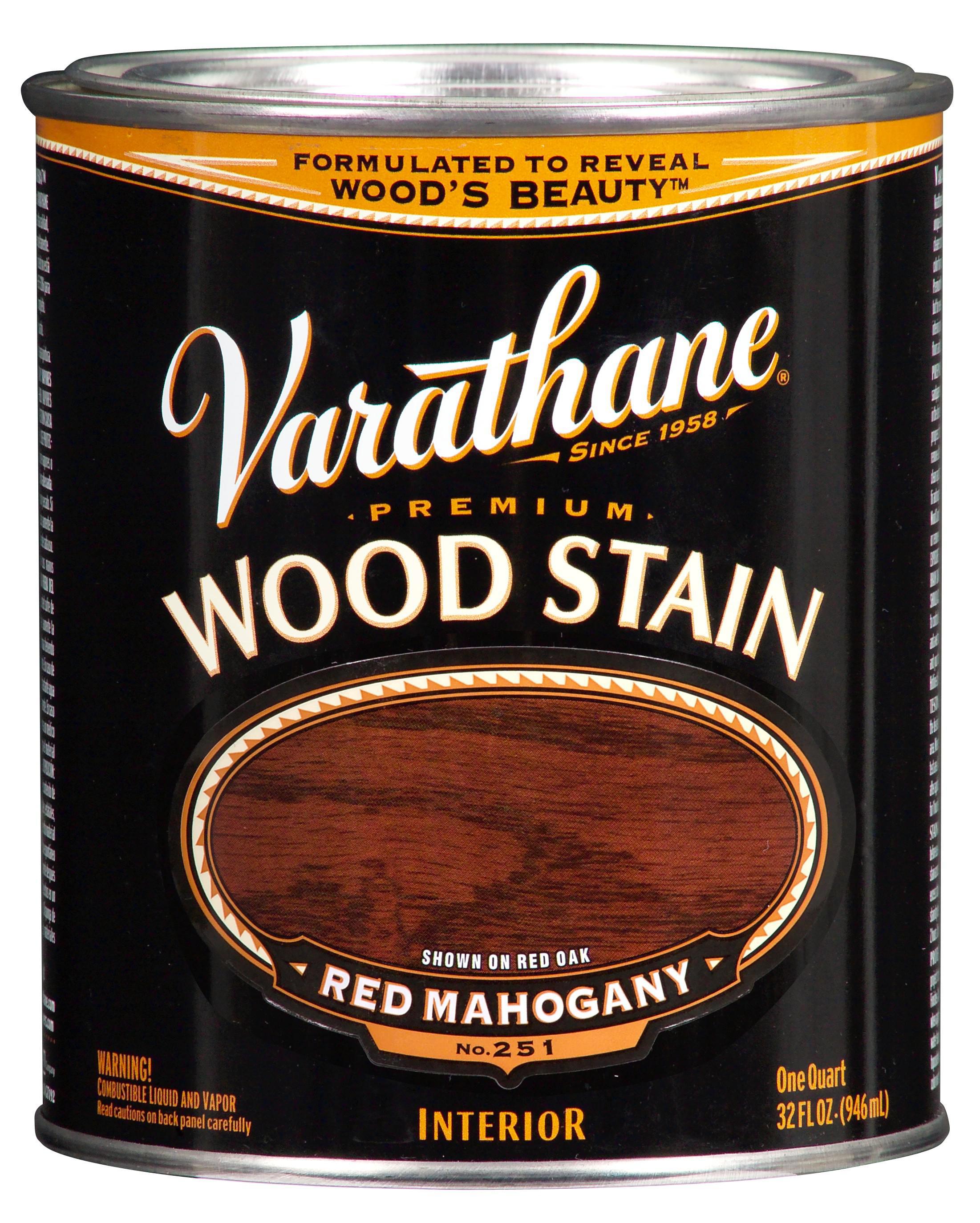 90230786 Масло Wood Stain тонирующее прозрачное цвет красный махагон 0.946 л STLM-0141346 VARATHANE