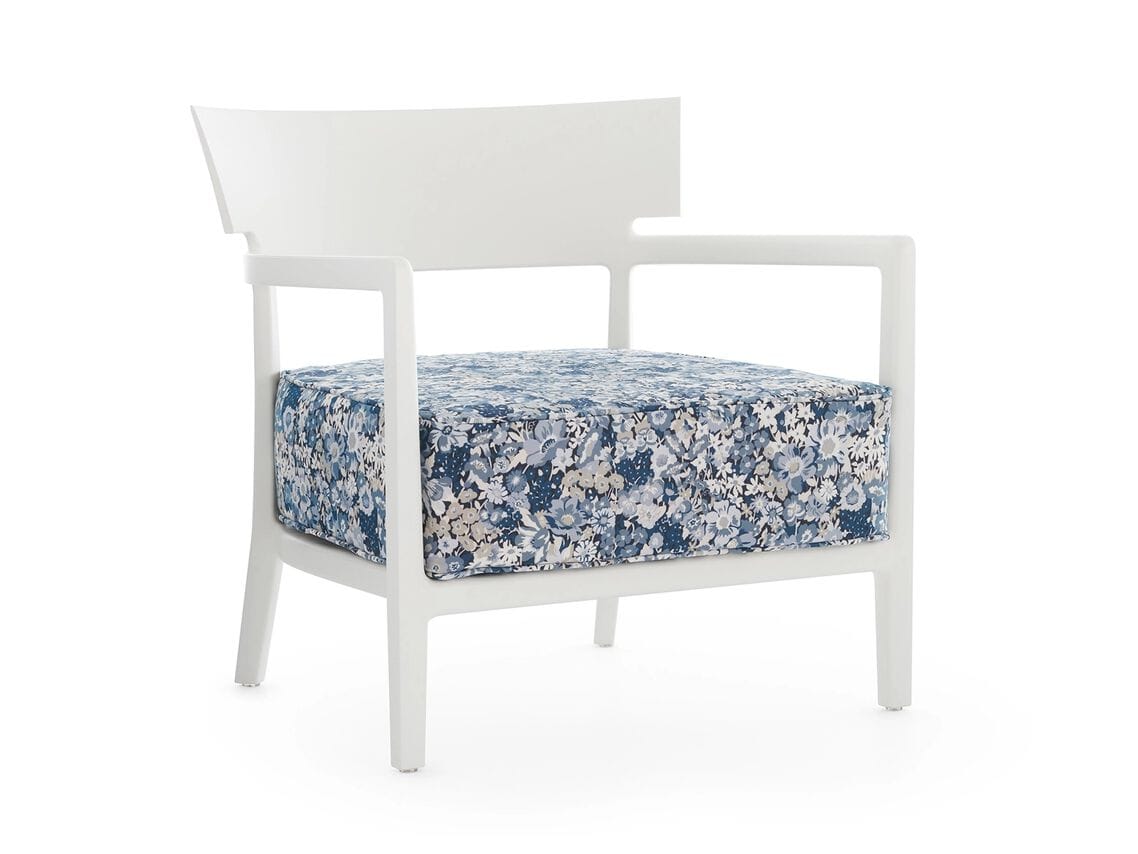 Съемное садовое кресло из поликарбоната и ткани с подлокотниками Kartell CARA LIBERTY ARCH-00029641 - Вид №5