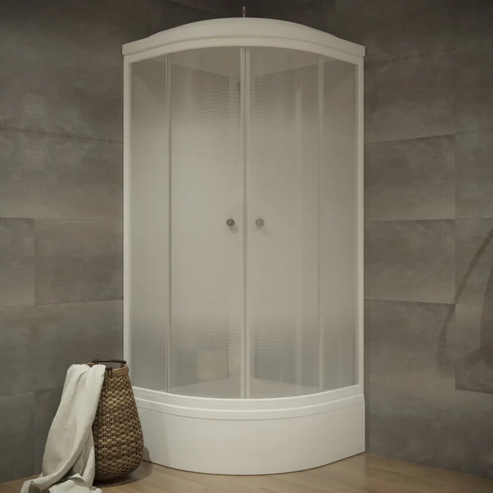 Santreyd Triton Лайт — угловая душевая кабина с раздвижными дверями 89373154 STLM-1355599