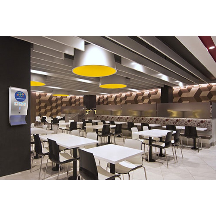 Liscom Сенсорный диспенсер Liscom для бесконтактной дезинфекции рук антисептиком, настенный матовый Santreyd  - Вид №3