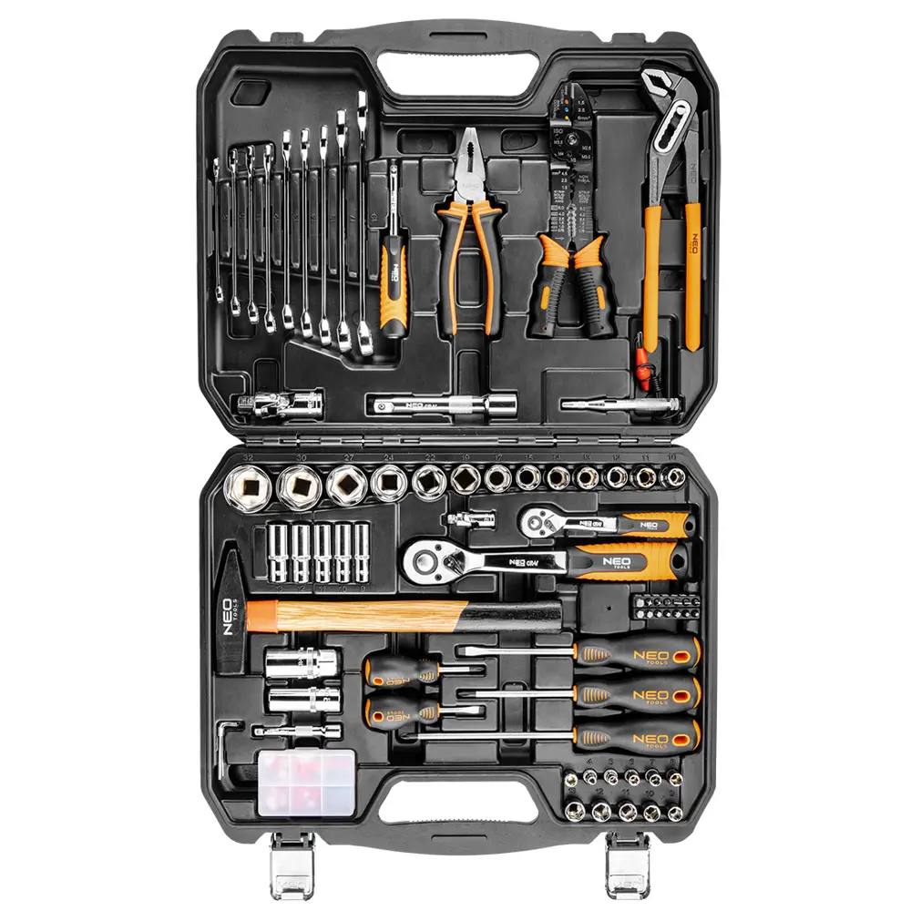 Набор инструментов Neo 100 предметов, 1/2”, 1/4” Neò STLM-2157079