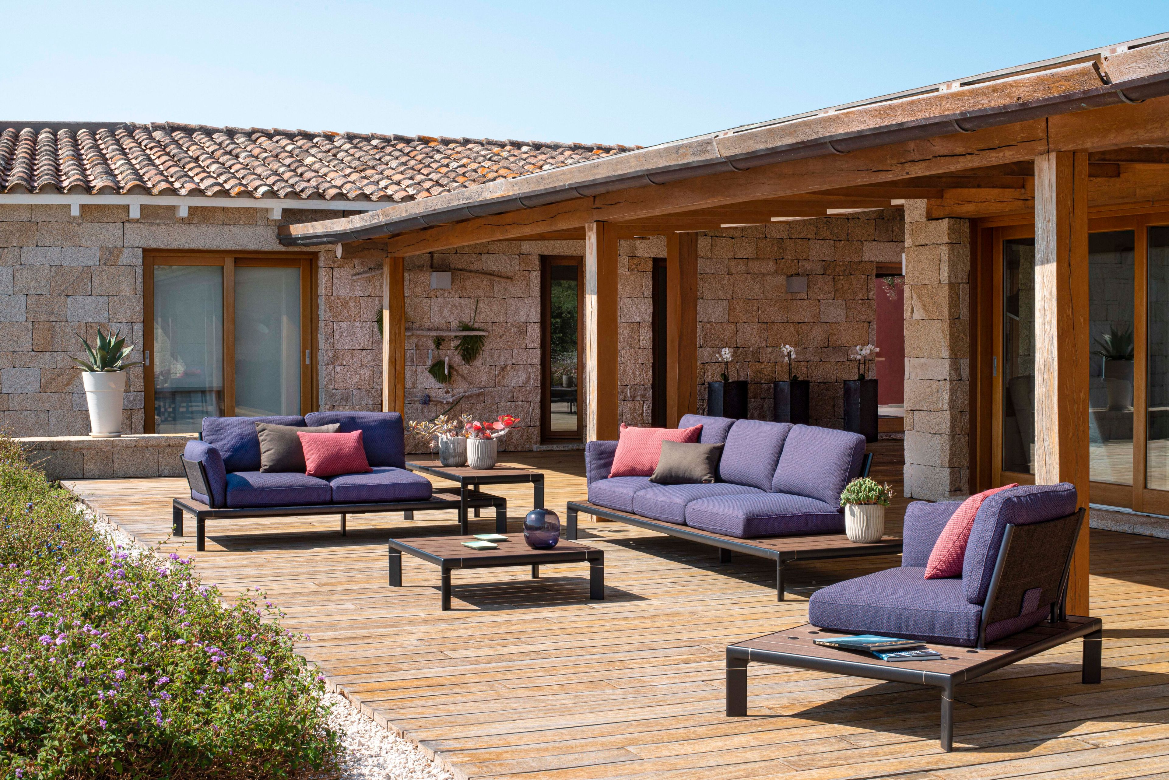 Бамбуковый прямоугольный садовый столик emu Tami ARCH-00015747 - Вид №3