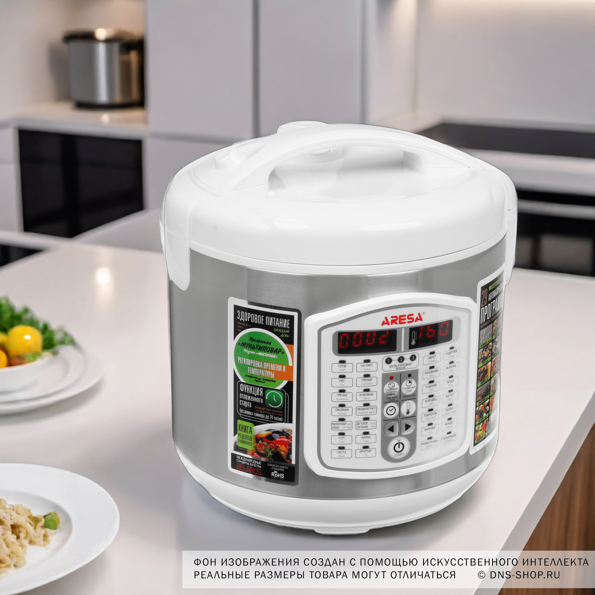 9903779 Мультиварка ARESA AR-2011 белый STDN-0062179 - Вид №11