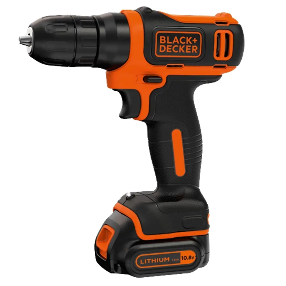 Шуруповерт аккумуляторный Black&Decker BDCD12 10.8 В Li-ion, 1.5 Ач BLACK + DECKER STLM-2035702