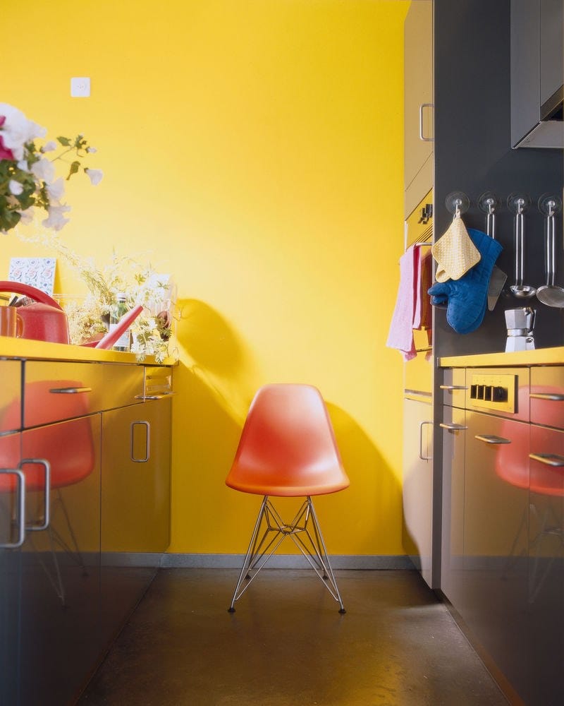 Мягкий стул из ткани VITRA Eames Plastic Chair ARCH-00146883 - Вид №6