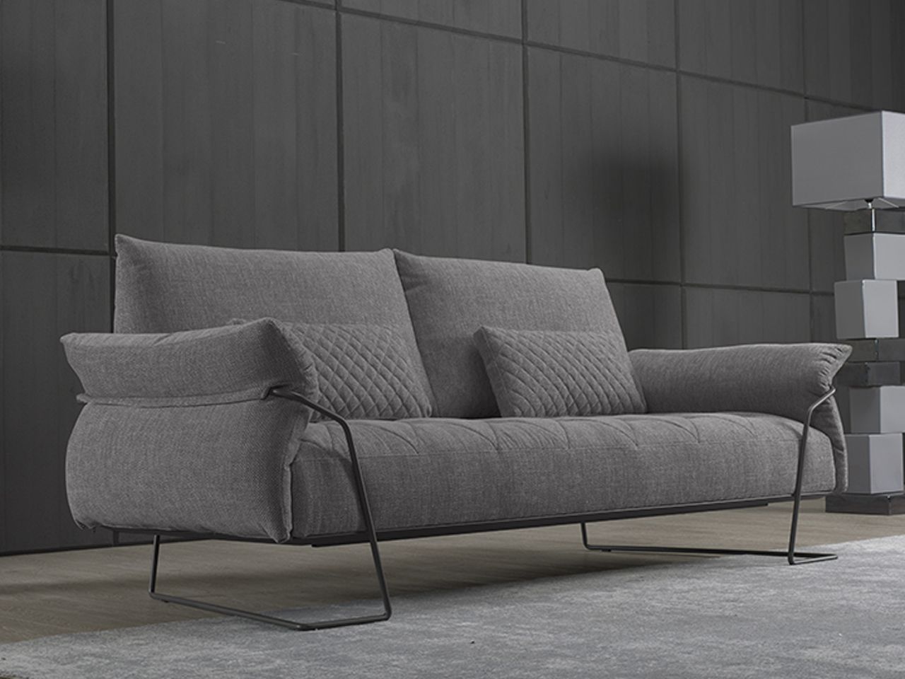 3-местный тканевый диван AERRE ITALIA Yellow ARCH-00027864 - Вид №12