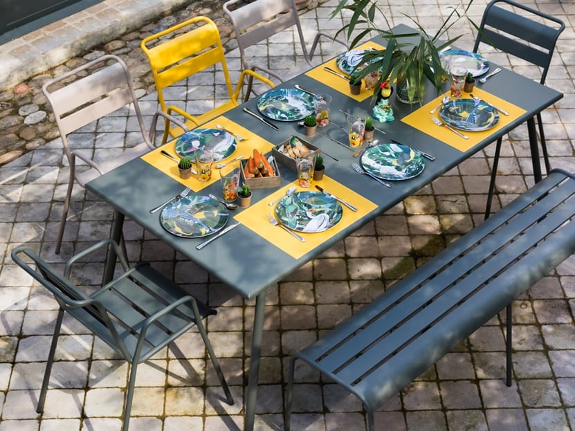 Стальной штабелируемый садовый стул с подлокотниками Fermob Monceau ARCH-00013298 - Вид №2