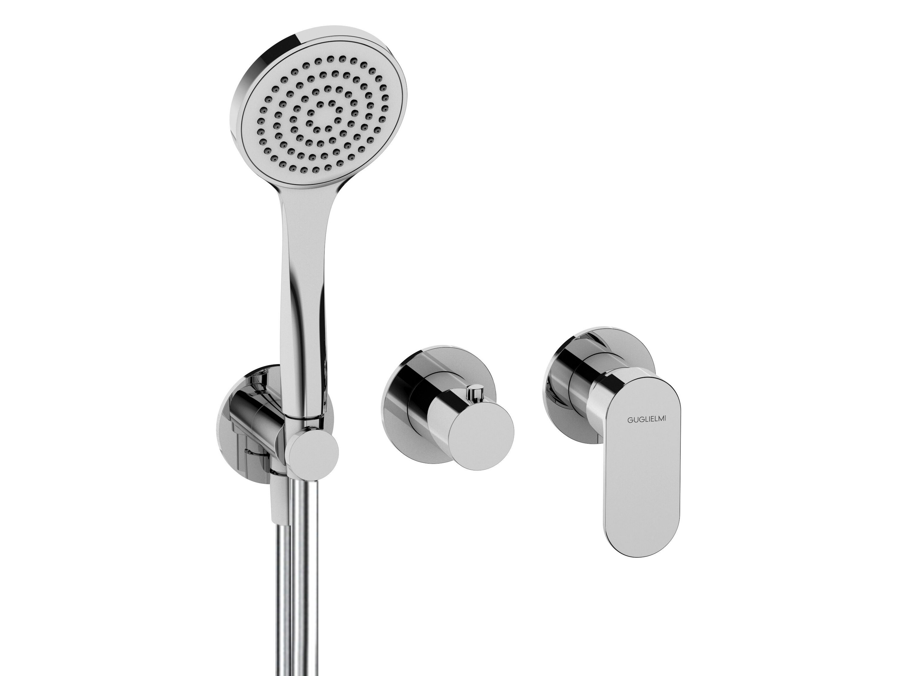 Однорычажный смеситель для душа с ручным душем GUGLIELMI RUBINETTERIE Gugu ARCH-00097491 - Вид №1