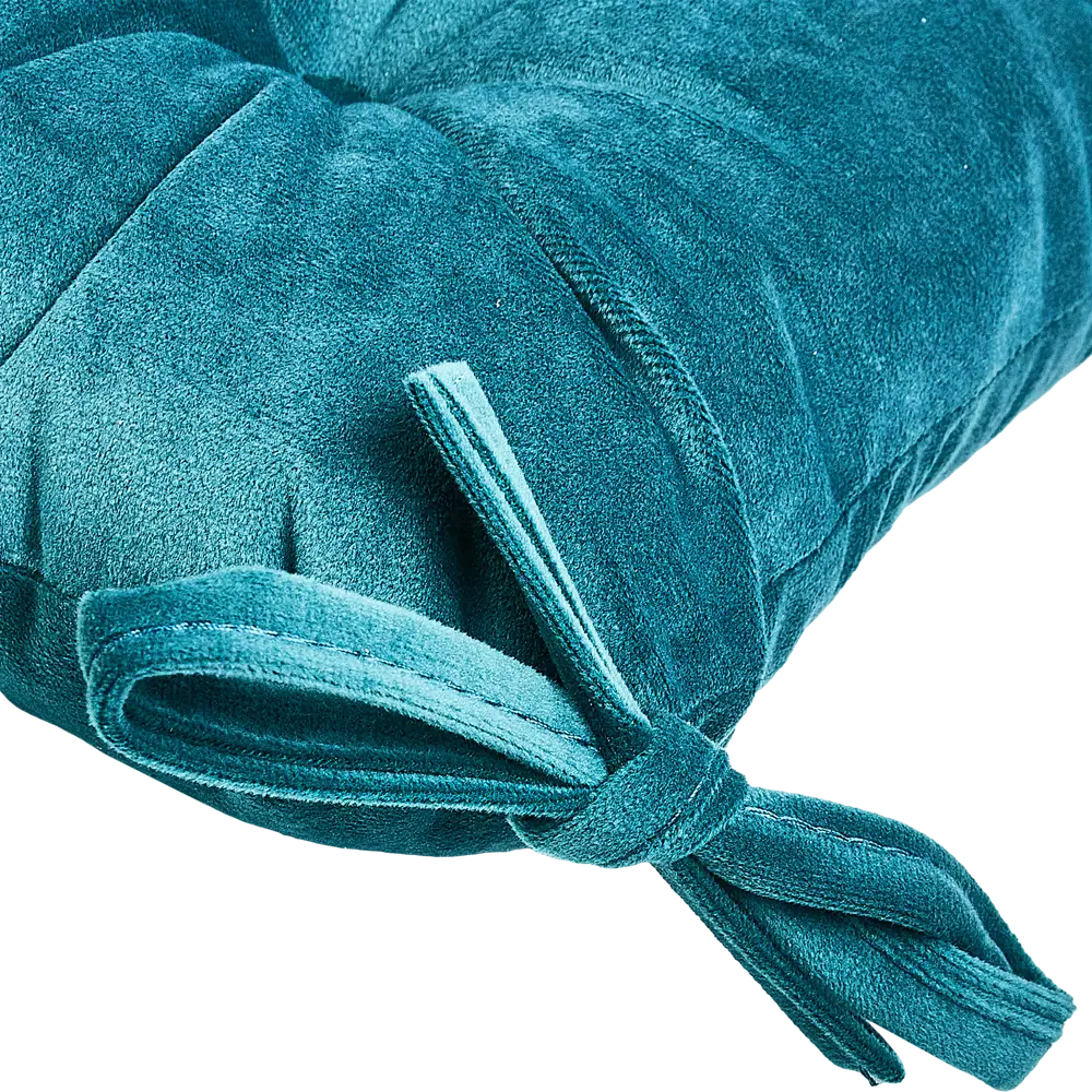 Подушка для стула Linen Way Emerald 1 бархатная темно-бирюзовая 89337722 STLM-1566092 - Вид №2