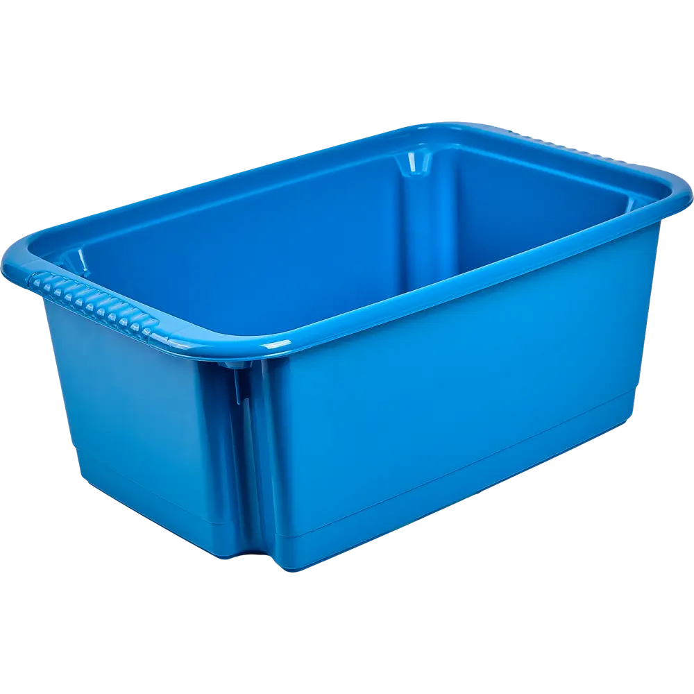 Корзина для игрушек Пиколо 48x30.2x18.5 см 18.3 л пластик без крышки цвет синий MARTIKA STLM-2091259