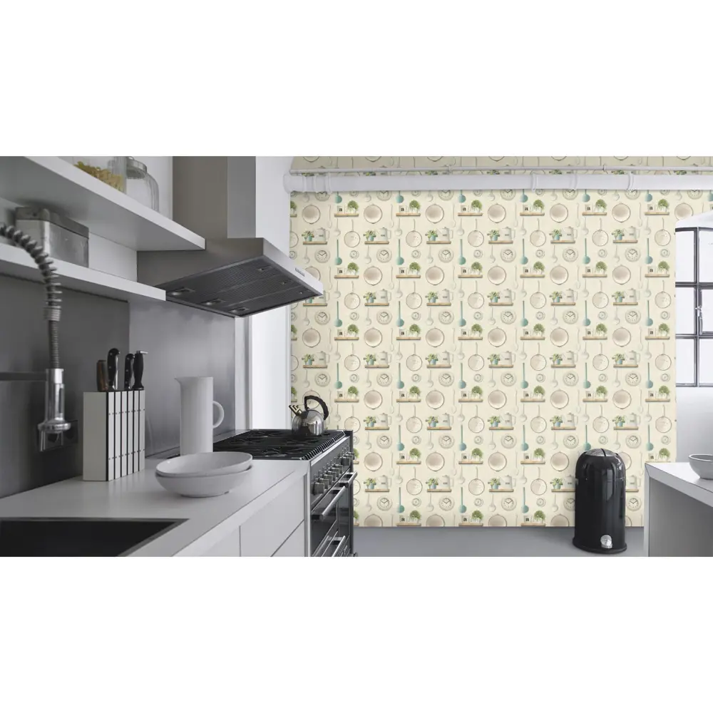 Обои виниловые для кухни 0.53х10 м цвет голубой Ra 307108 18643320 STLM-2185893 Rasch  - Вид №4