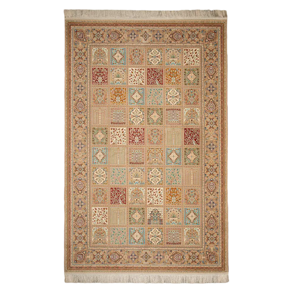 Ковер Mosaic 100x150 см полиэстер цвет бежевый 89409591 STLM-2093980 Santreyd 