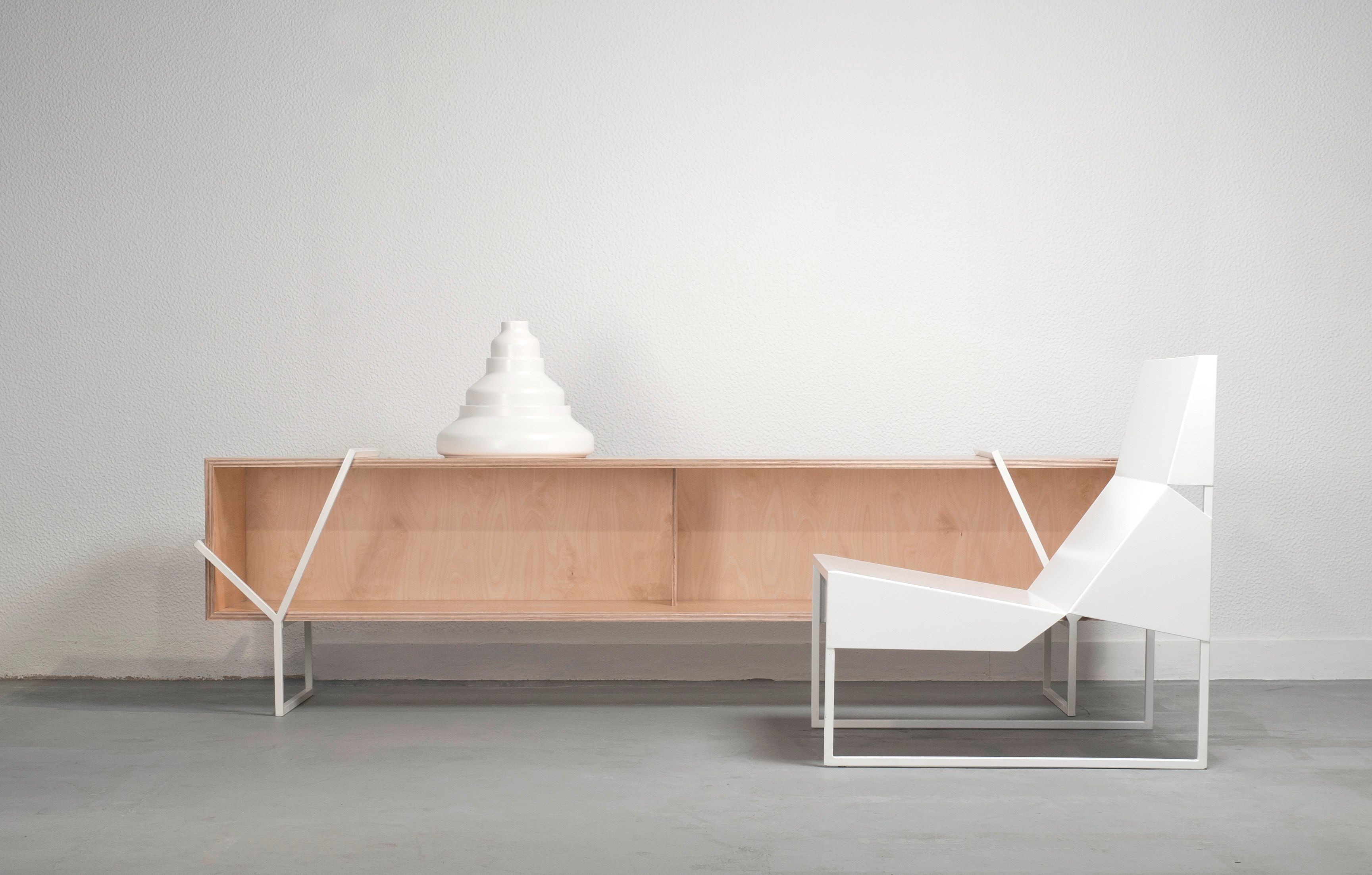 Стул из нержавеющей стали Branca Lisboa PAPER LOUNGE CHAIR ARCH-00113207 - Вид №4