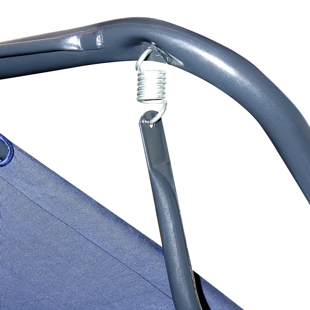 Качели садовые Марио 2-х местные (до 280 кг) черный/ синий Santreyd STLM-2057192 - Вид №3