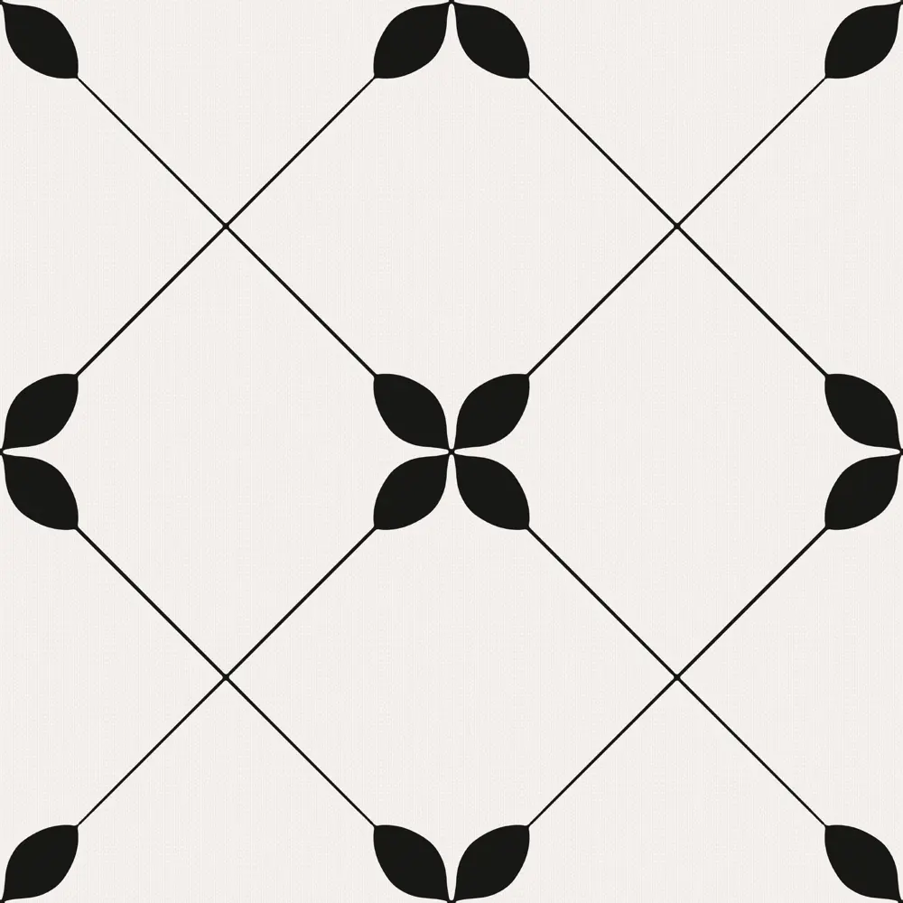 LB CERAMICS Play - керамогранитная плитка черно-белая 30×30 см 83719292 STLM-0043740 - Вид №1