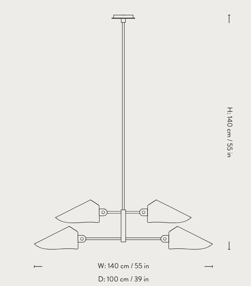 Металлический подвесной светильник &Tradition Bonnett ARCH-00139588 - Вид №4
