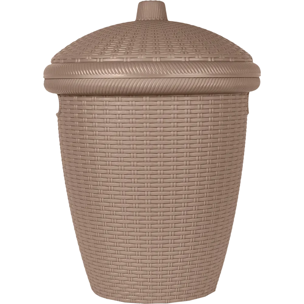 Корзина для белья Keeplex Rattan цвет морской песок STLM-2112256 - Вид №1