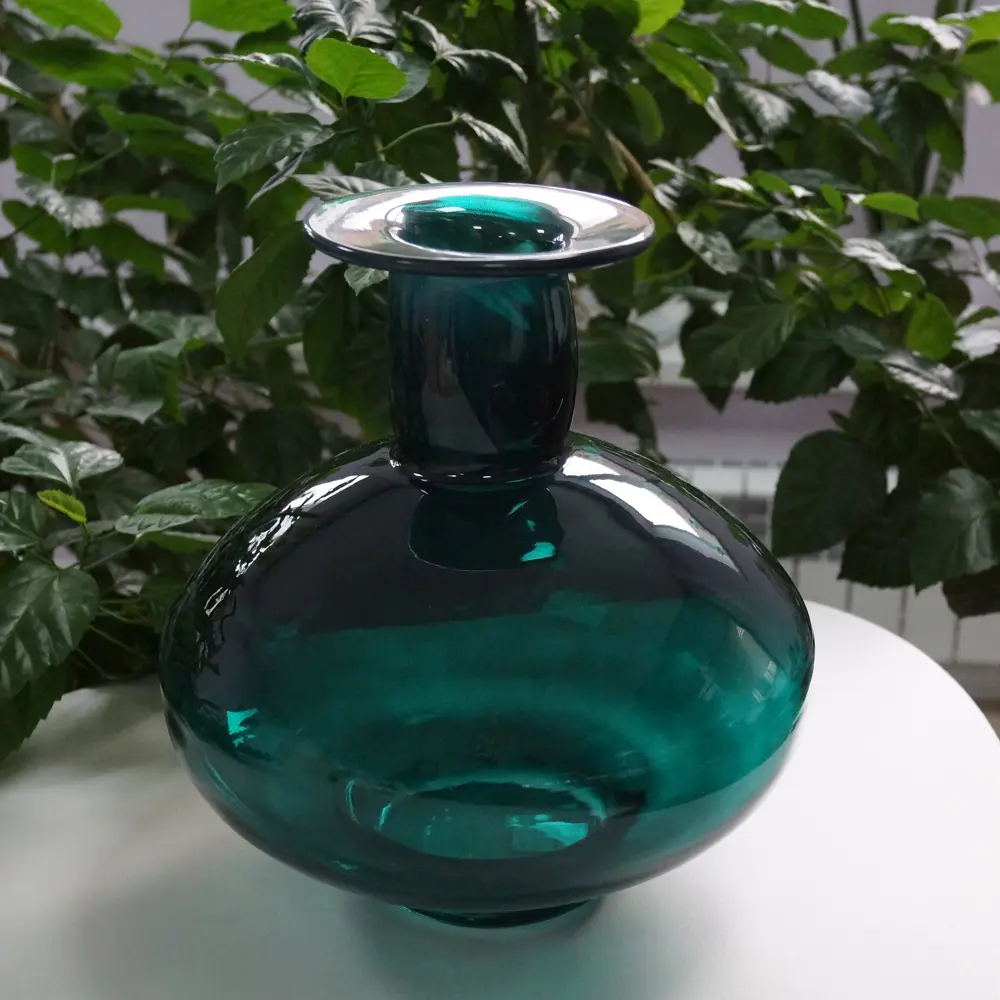 Ваза стекло цвет зеленый 32 см EVIS STLM-2087456 - Вид №1